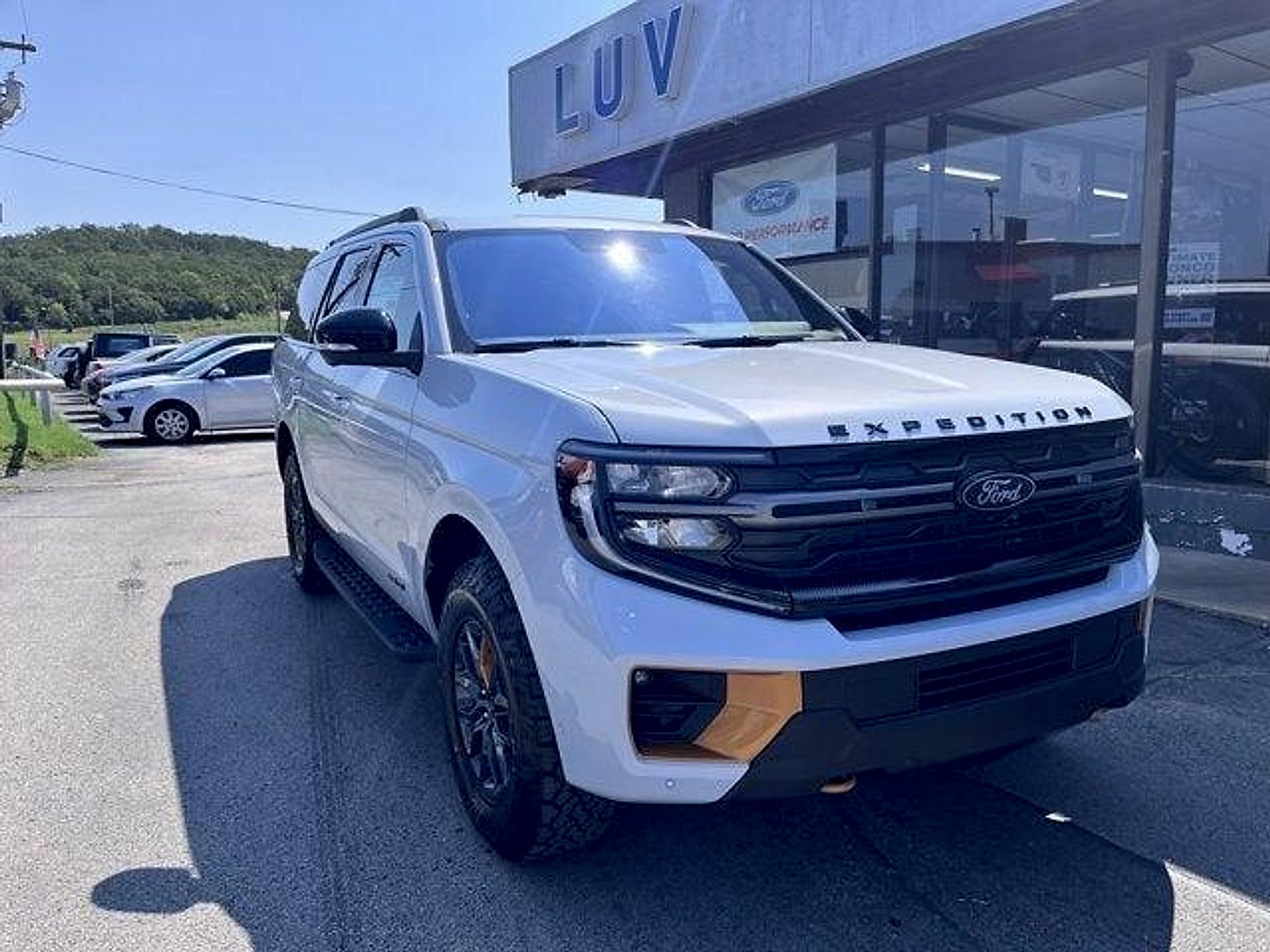 2025 Ford Expedition Tremor 4x4 in Space Silver Metallic — front three-quarter view