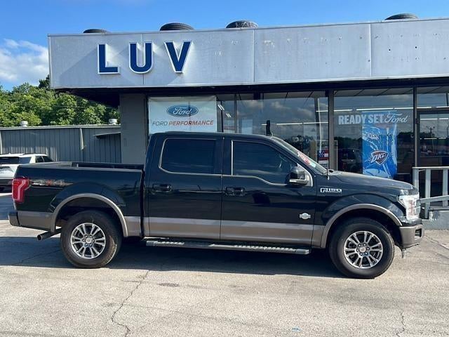2018 Ford F-150 XL 4WD SuperCrew 5.5' Box in Black — front three-quarter view