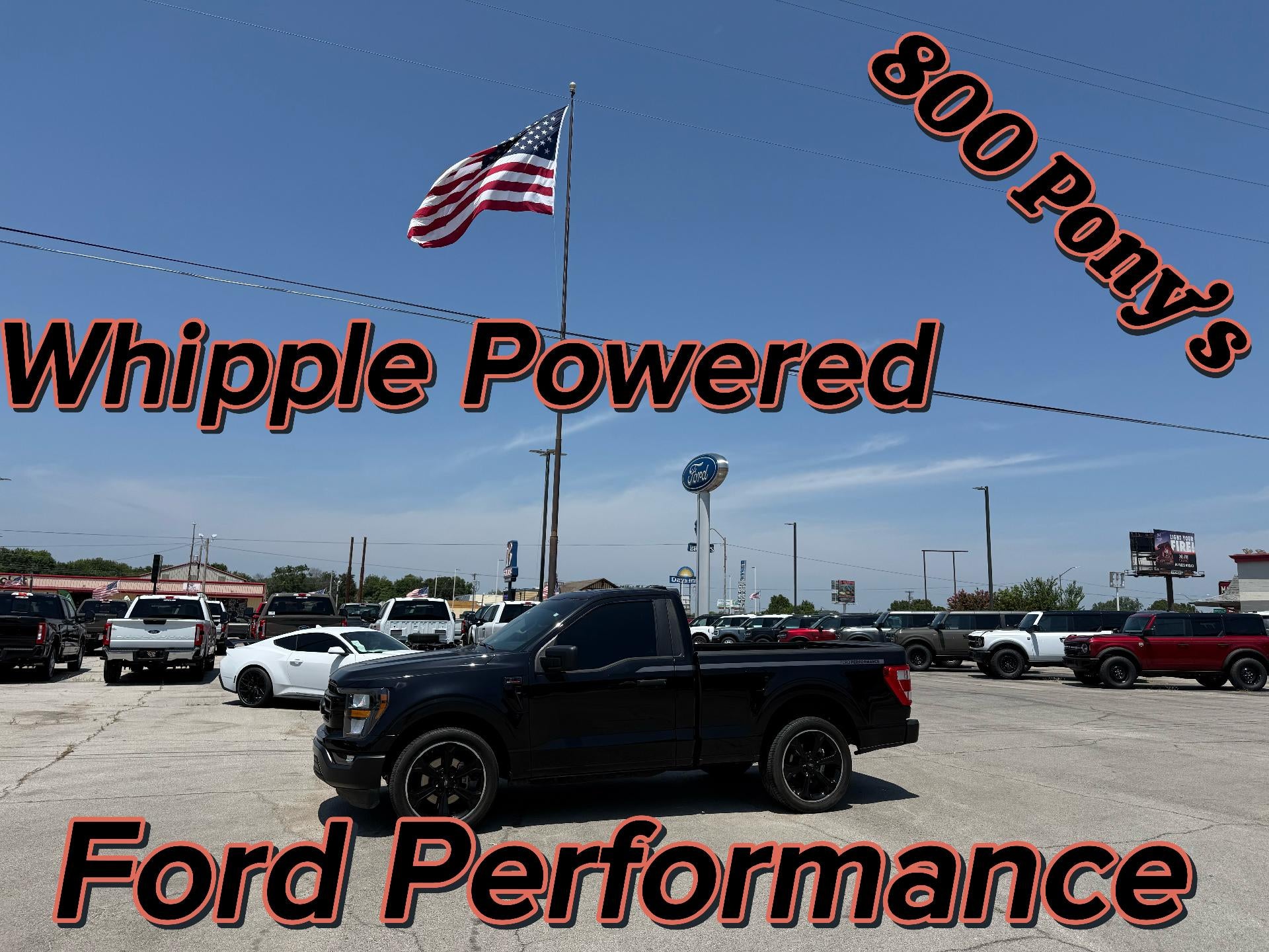 2023 Ford F-150 XL 2WD Reg Cab 6.5' Box in Agate Black Metallic — front three-quarter view