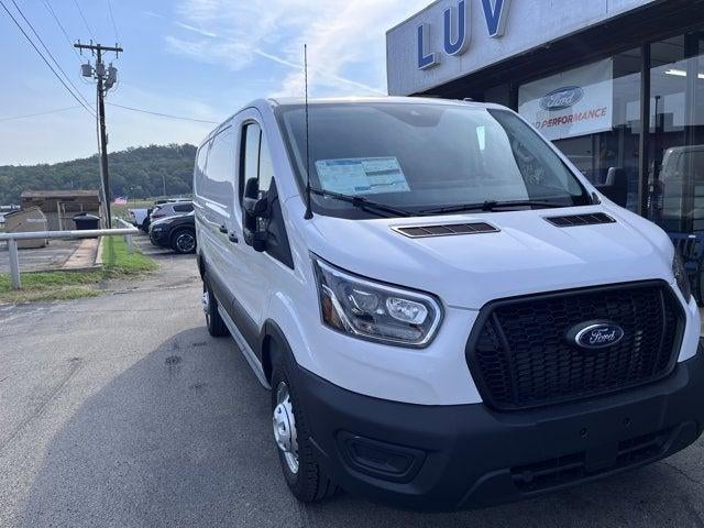 2025 Ford Transit Cargo Van T-150 130" Low Rf 8670 GVWR AWD in Oxford White — front three-quarter view
