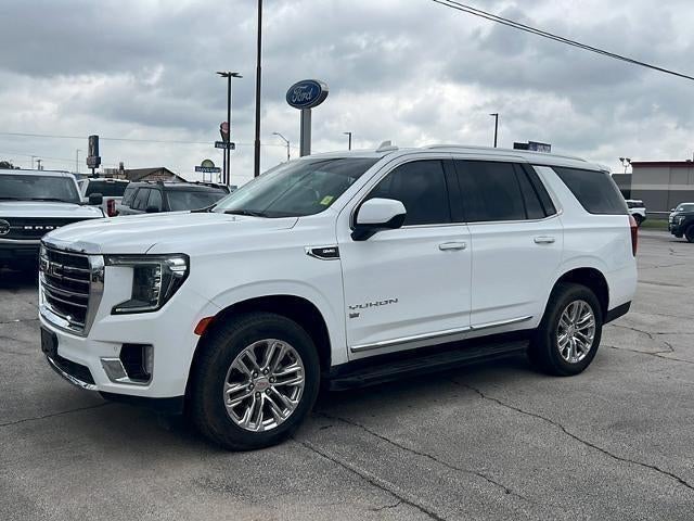 2021 GMC Yukon — rear three-quarter view