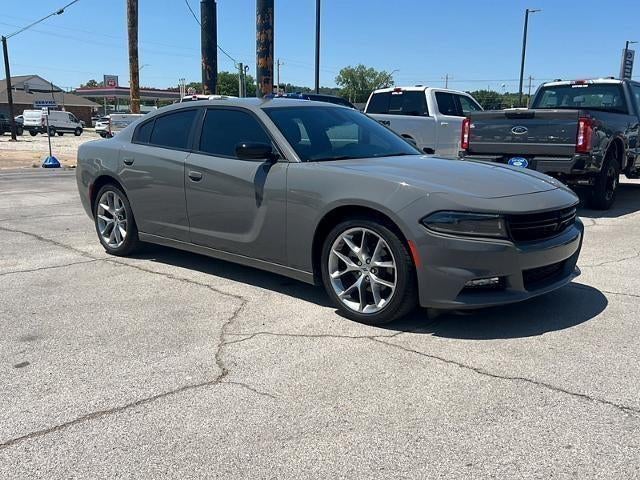2023 Dodge Charger SXT RWD in Destroyer Gray Clearcoat — front three-quarter view
